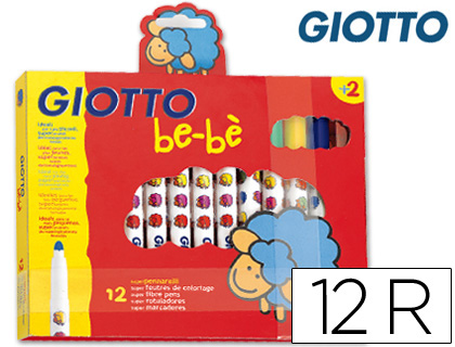 12 rotuladores Giotto Super Bebé